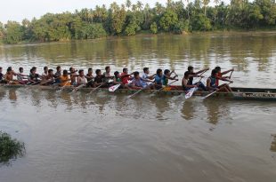 Anak pacu sedang berlatih di Batang Kuantan. Foto dokumentasi Bilik Kreatif